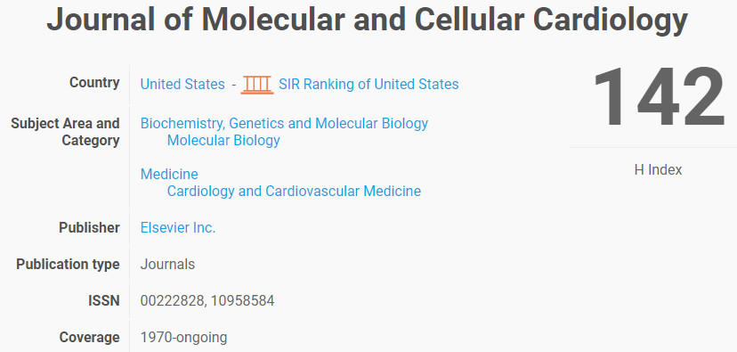Journal of Molecular and Cellular Cardiology医学SCI期刊