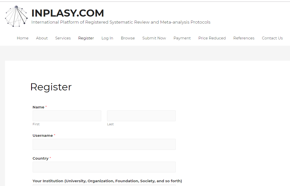 INPLASY：那个网站可以快速进行Meta分析注册